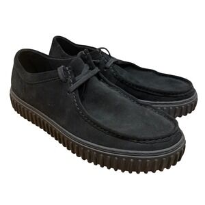 Clarks Originals Torhill Lo Black Suede Mens Shoes Sz 12 M Smart Casual Workwear